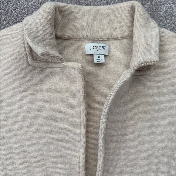 J. Crew Women's Tan sweater blazer - Picture 3 of 5